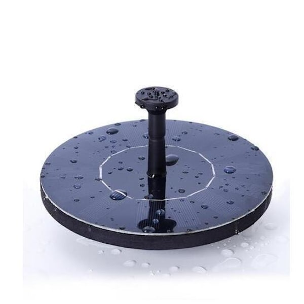 Solar-Powered Fountain Pump with 6 Nozzles - 1.5W, Ideal for Bird Baths, Ponds, Gardens, Swimming Pools & Aquariums