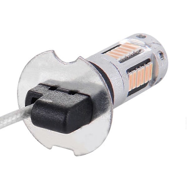 2 stk. H3 10W 30 SMD-4014 LED Bil Tågelygte, DC 12V Pink Pink
