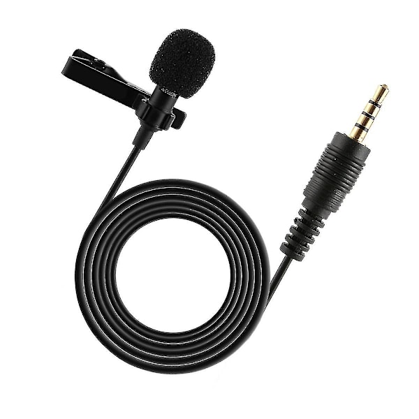 Bärbar Avtagbar Clip Mini Hifi Ljud Mikrofon Klipp Lapel Mic För Ph