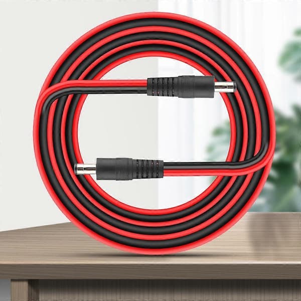 Hanneklemme Forlængerledning 5,5x2,1mm Strømadapterkabel til LED-Strips