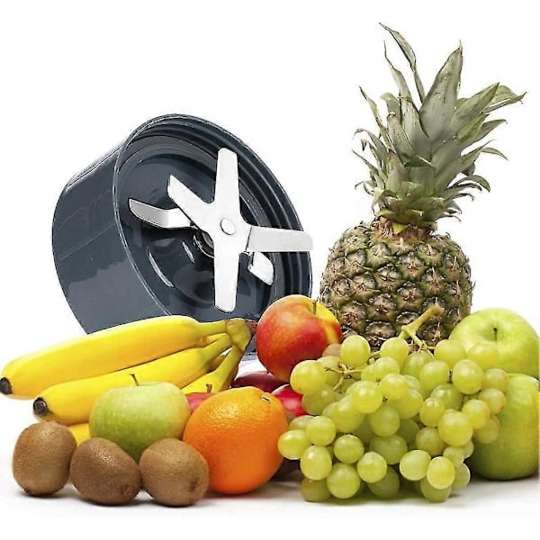 Bladbase i rustfrit stål, Nutribullet Juicer Pakningsudskiftning, 4-bladet reservedele og tilbehør - 900W