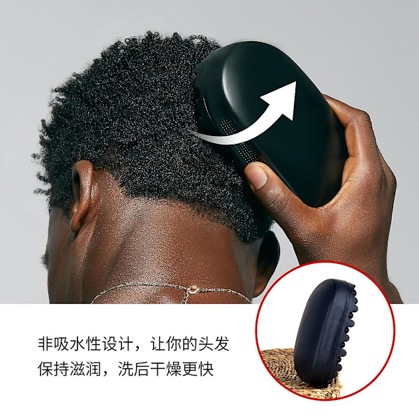 Silikonkrøllebørste, Twist Curl Kam for Afrokrøller, Krøllebørste for Afrohår, Vaskbar og Holdbar