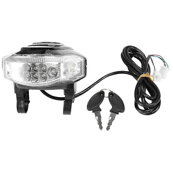 60V Angel Eyes LCD Lys Hastighedsdisplay Batteri Højttaler Forlygte Strømafbryder Nøgle til Citycoco Elektrisk Scooter