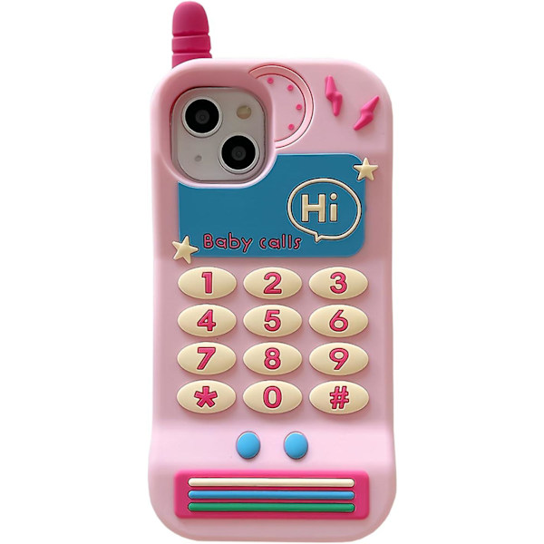 Kawaii Telefoncovers til iPhone 14 Pro Max, Sød Tegneserie Panda Telefoncover 3D Sjov Sort Panda Bambus Telefoncover til Kvinder Piger Blød Silikon Stødsikker