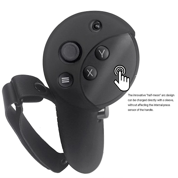 Komfort Silikonöverdrag Kontrollergrepp för Quest Pro VR-kontrollerfäste