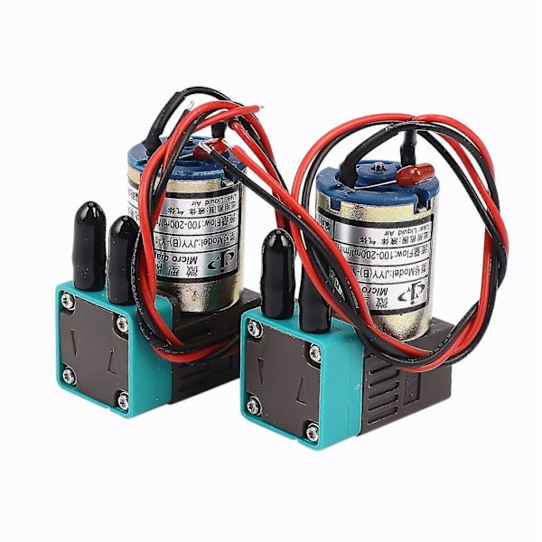 2 st/paket Jyy Liten Bläckpump för Galaxy Wit Färg Human Solvent Plotter Skrivare 3w 24v100-200ml -bläck