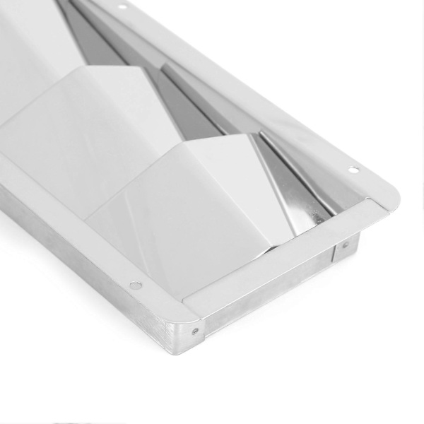 5 Slots Bådsluseventil Rektangulær Rustfrit Stål Holdbar Ventilationsgitter Hardware Tilbehør