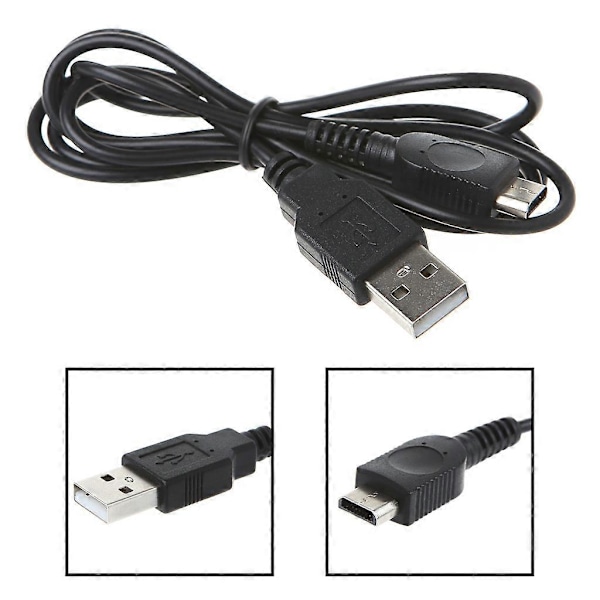 1 stk USB strømforsyningsladerkabel for GBM for Game Boy Micro-konsoll - 3,94 fot