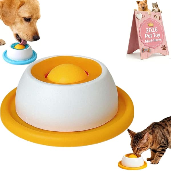 Interaktivt hundelegetøj og slow-food foderautomater – godboldsbolde til hunde og katte Black M