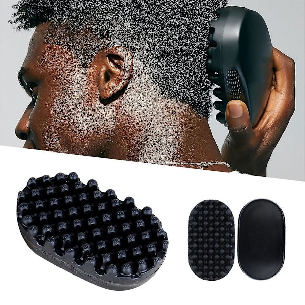 Silikonkrøllebørste, Twist Curl Kam for Afrokrøller, Krøllebørste for Afrohår, Vaskbar og Holdbar