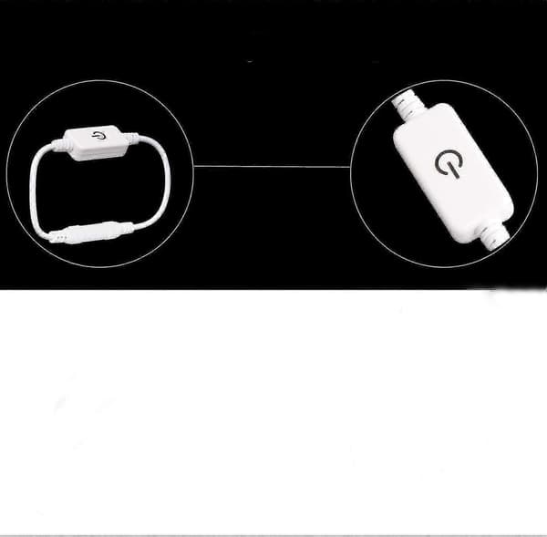Led Makeup Lys Kit - Hvid Dæmpbar 10 Lys