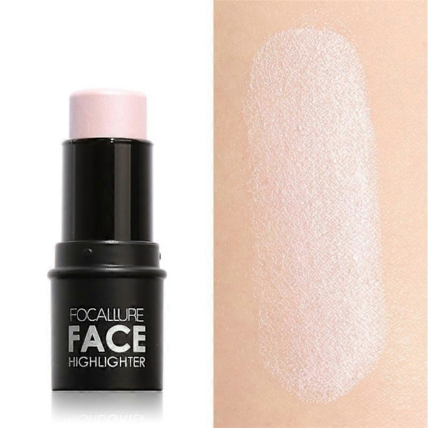 4 Farver Makeup Highlighter Palette Fuld Dækning Ansigtskontur Stick Bronzer