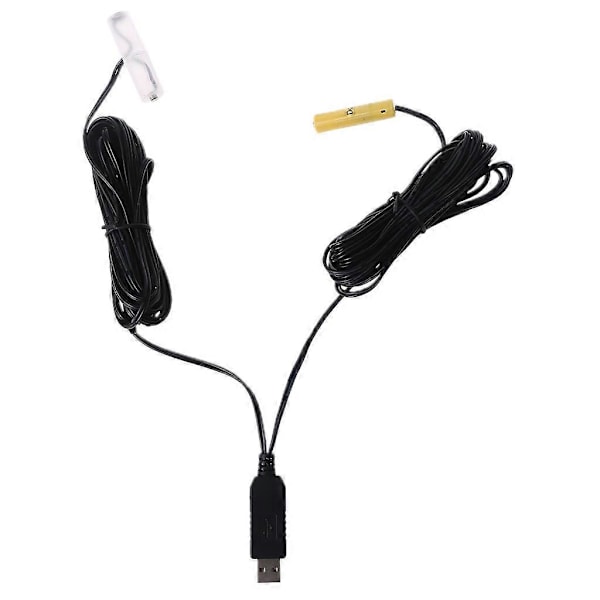 Batteri Eliminator USB Strømkabel Erstatter Li-ion Batteri 5V USB Konverterer til 4.5V