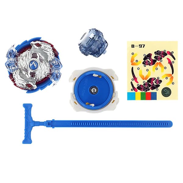 B97 Nightmare Longinus Ds Blend Burst Beyblade Venstre Spindende Toppe med Launcher