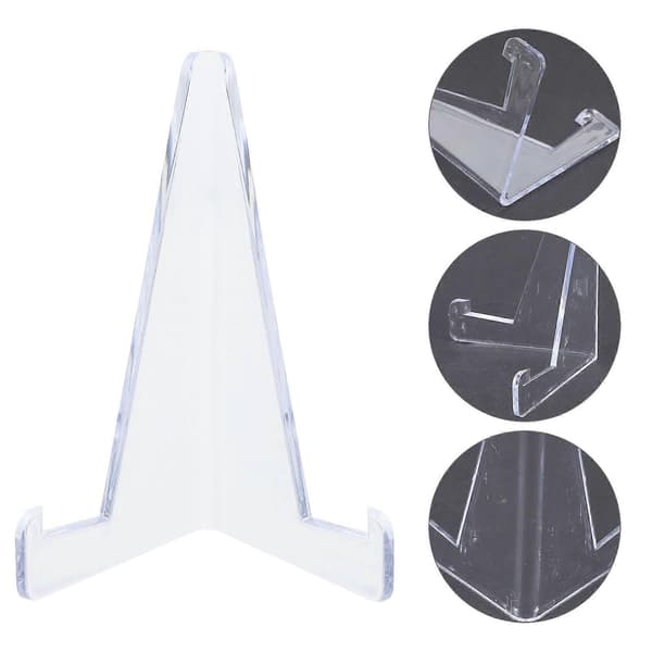 10 stk Spilkort Display Stativ Kort Display Stativ Klar Plastik Staffeli Stativer Kort Display Staffeli