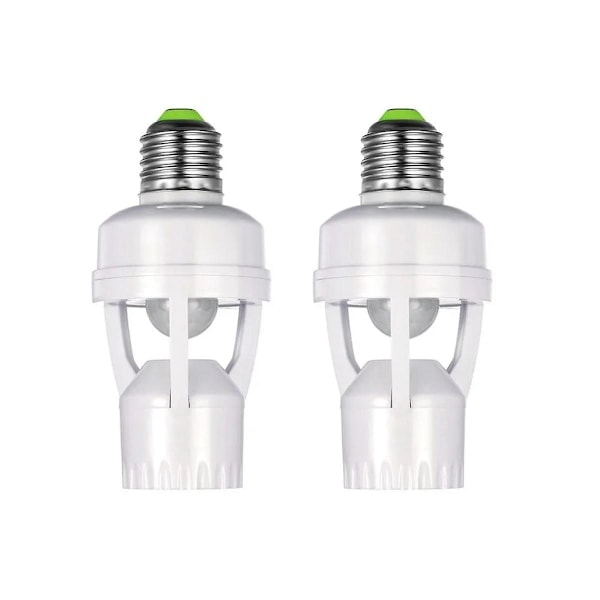E27 Lamphållare Adapter med PIR Rörelsesensor AC100-240V LED Glödlampa Sockel Konverterare för att Detektera Mänsklig Aktivitet
