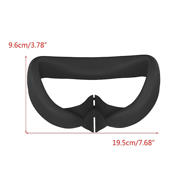 Holdbar Ansigtsventilation Blød Interface til Pico 4 VR Headset Silikon Puder