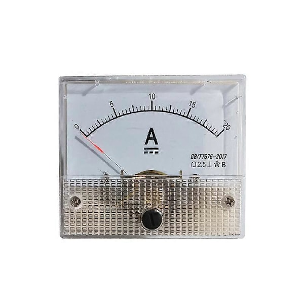 Amperemeter DC - Analog Strømmåler Panel Mekanisk Pegertype Mikroamperemeter