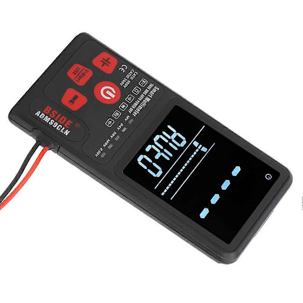 Älykäs LCD-näyttöinen kaksoistilan automaattinen digitaalinen jännitteen mittausmittari monimittari testaaja 9999 lukua