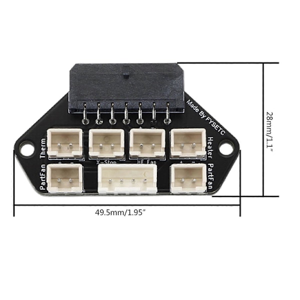 Voron 0.1 UMBILICAL PCB-setti - Täydellinen työkalu pääkehyksen levyyn ja napanuoran työkalupäähän V 0.1:lle