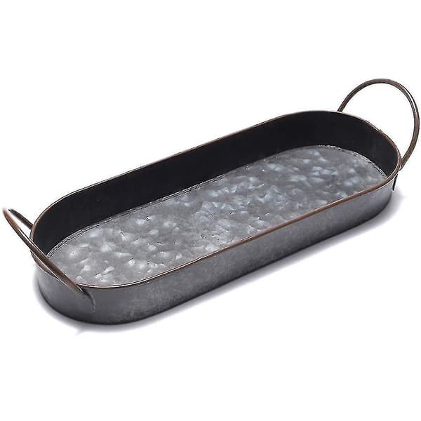 Serveringsbricka för Mat, Te, Vinta Korg i Shabby Chic Stil, Hemplattor |stora Brickor