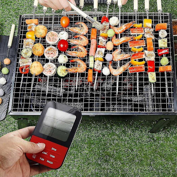 Trådlös Digital Kötttermometer för Ugn Grillning R Bbq