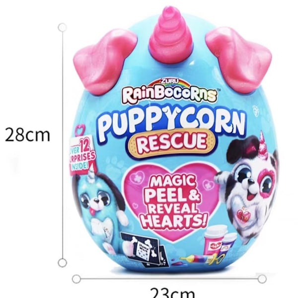 ZURU Yunbo Unicorn Wangxingren Stor 28cm Hund Magic Egg Blind Box Æg Pige Plysdukke Enkelt Tilfældig