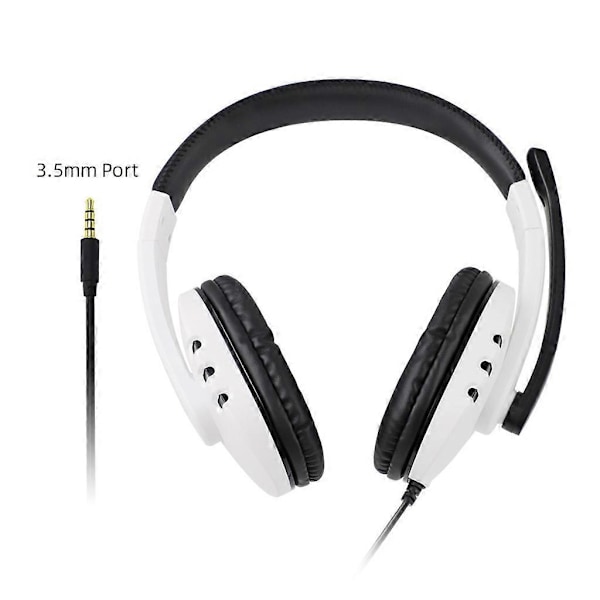 3,5 mm Trådløse Over-Ear Hovedtelefoner Stereo Surround Sound Støjreducerende Mikrofon Headset til PC