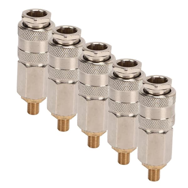 5-pack Däckpump Adapter Luftkompressor 3-i-1 Snabbkoppling Konvertera Din Luftpump till Pneumatiska Verktyg