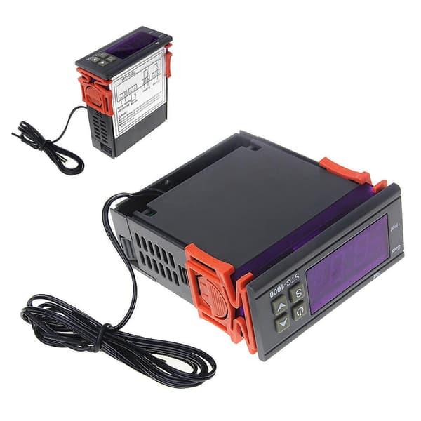 Mikrodatorkontrollerad Termostat Programmerbar Digital Display Mikrodatorkontrollerad Temperaturregulator Switch 110?220VAC