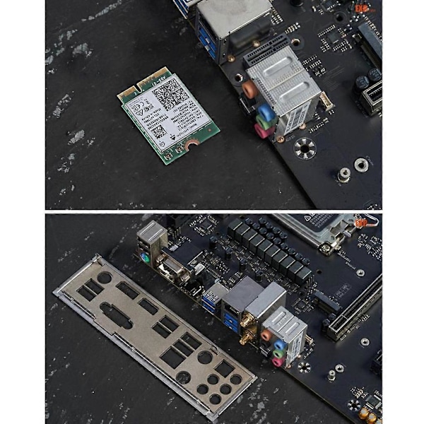 M.2 Key E AX211NGW Wifi Kort Tri-bånd Trådløst WiFi 6E Netværkskort 802.11 Ax BT-kompatibel 5.2 Wifi Kort Windows 10