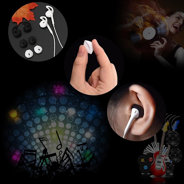 Öronproppar för In-Ear Hörlurar, Dammsäkra Öronhållare, Öronproppar, Hörlursöverdrag, Halksäkra