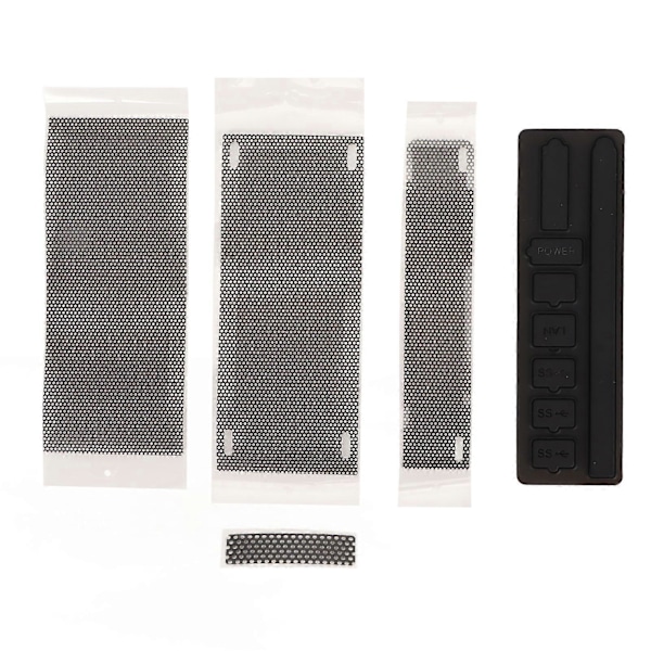 Dammfilterset för Xbox Series S 8 Silikon Dammskydd 4 PVC Dammfilter för Xbox Series S Tillbehör