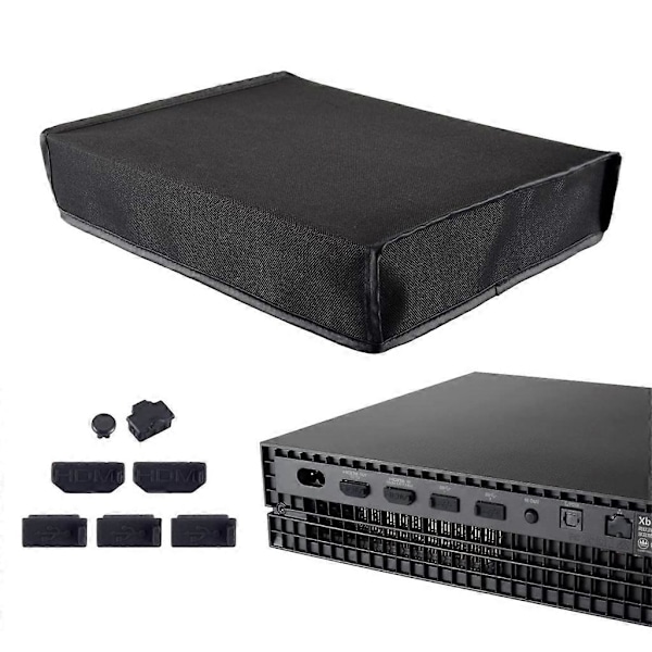 Støvdeksel 1 sett med 7 stk støvtette plugger for XB One X konsollplugger Støvbeskyttende beskyttere Silikonplugger