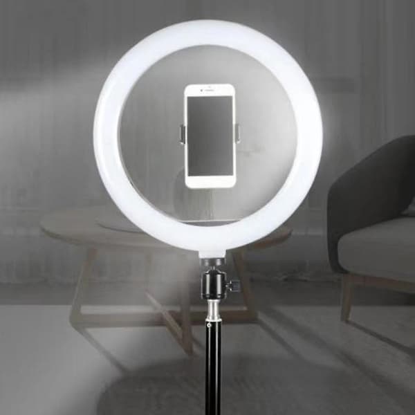LED Ringlys Sæt 26cm 3200K-5600K LED Kamera Ringlys LED Selfie Ringlys til Live Stream