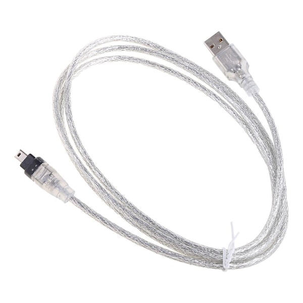 140cm/4.5ft USB 2.0 Uros - IEEE 1394 4-nastainen Uros iLink Firewire DV-kaapeli DV-videokameroille