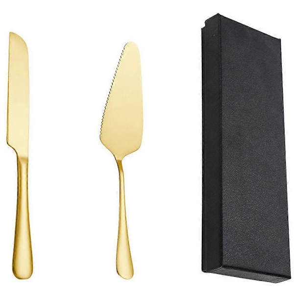 1 Set med tårtkniv och -spatel för mousse-tårta