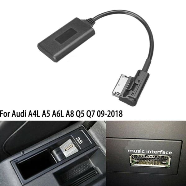 MMI Bluetooth Adapter Audio AUX Kabel til Audi Q5 A5 A7 R7 S5Q7 A6LA8LA4L