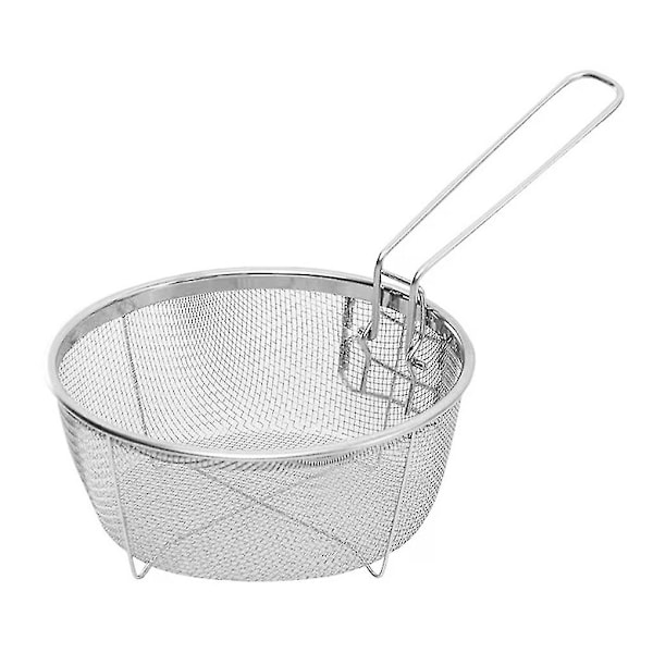 1/2 Liukumaton Friteeraussiivilä Kaksinkertaisella Koukulla Käytännöllinen Ja Helppokäyttöinen