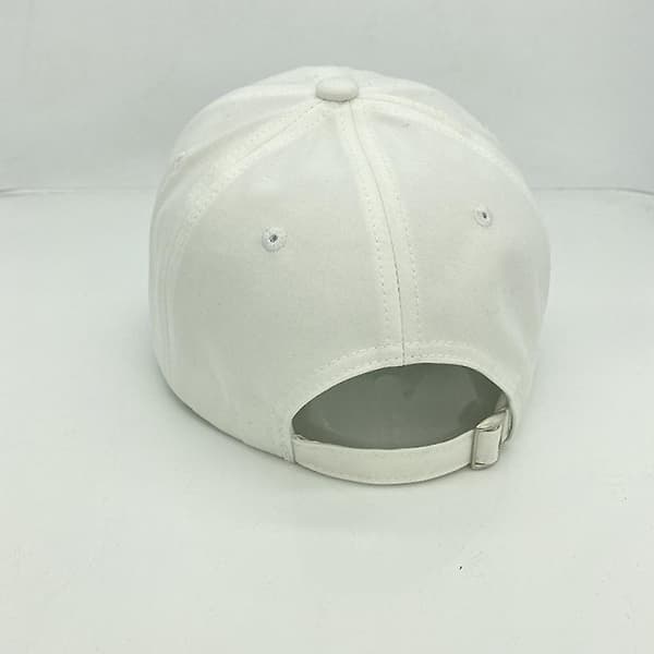 Hat Soft Top Cotton Versatile Casual Baseball Cap (Valkoinen)