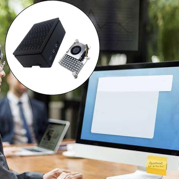 Til RPI 5 Board Cover ABS Formet Kasse Beskyttelsesboks Valgfri Køleblæser