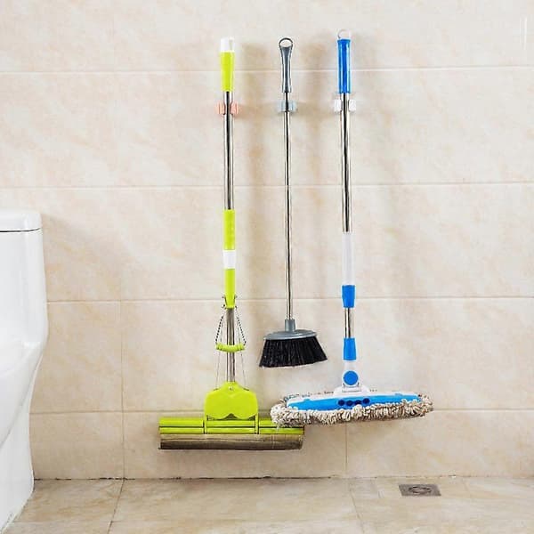 Moppeholder uten merker, klippfri, uten å slå hull