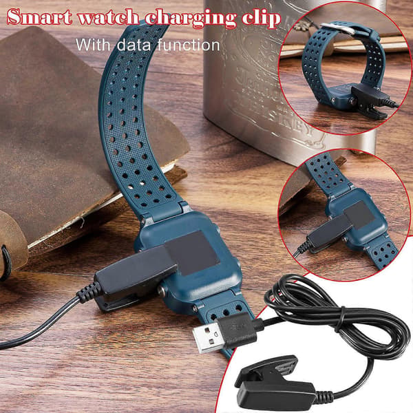 Laddningskabel för Garmin-Lily Watch Lite Smartwatch, Laddningsdocka, USB-kabel