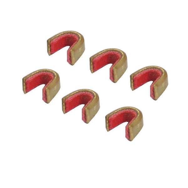 Pilbuestring Nocking Points Strenger Nocksett Messing Spenne Klips Knocks (6stk/pakke)