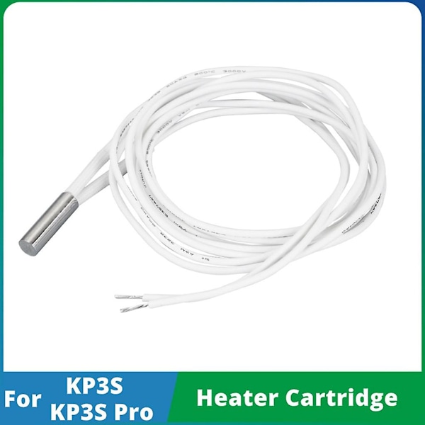 Varmepatron Varmerør for KP3S/KP3S 24V 50W, 6x20mm Varmeledning