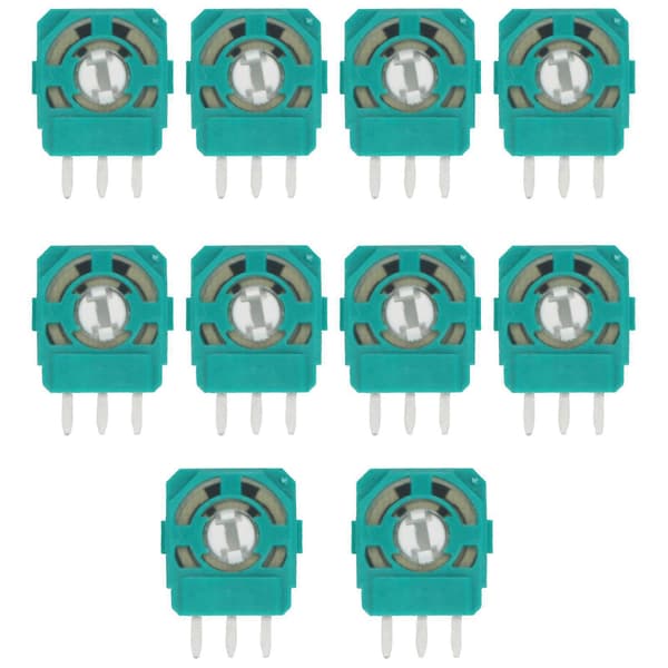 10 stk. 3D Analog Joystick Potentiometer 2K3 3-bens Sensor Modul Akse Modstand til Controller