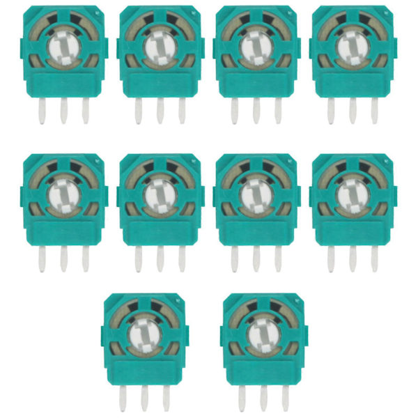10 stycken 3D Analoga Joystick Potentiometer 2K3 3-polig Sensormodul Axelmotstånd för  Kontroller