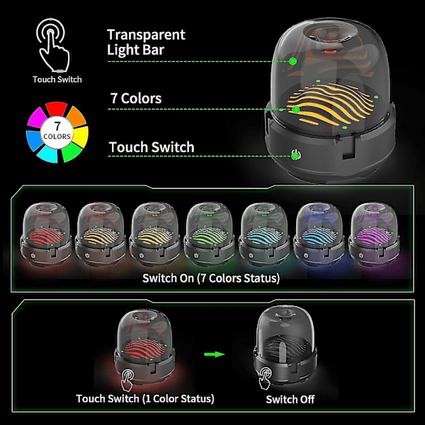 7 Färger LED-Switch Joy-con Laddningsstation För Ns Switch/switch Oled, Switch Joy-con Laddningsställ Med LED-Indikator