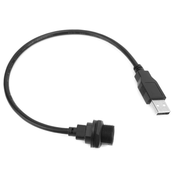 Vandafvisende USB-stik IP67 MICRO USB Hun/2.0 Han med kabeludtag E10MCTFF/U2AM(0.3 meter)