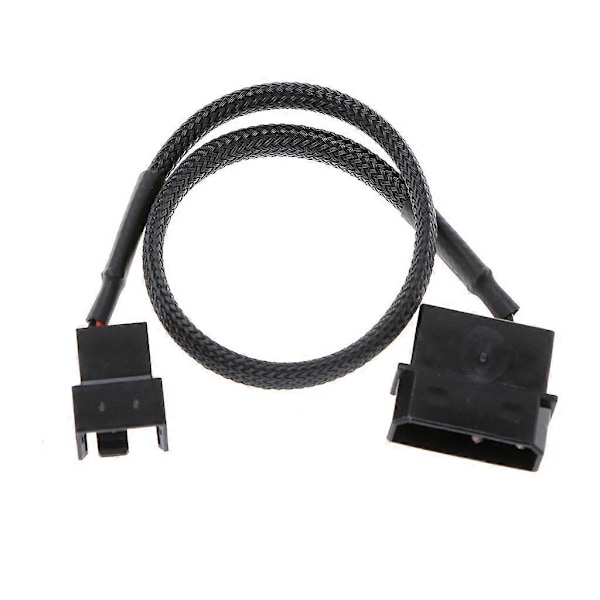 PWM-tuuletin 4-napainen Molex-uros - 3-napainen/4-napainen PC-tuuletin virta-adapterikaapeli